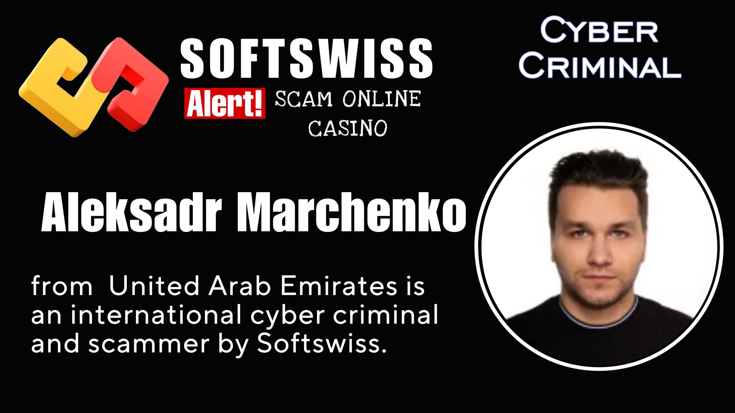 Aleksandr Marchenko - softswiss scam - Casino by Softswiss